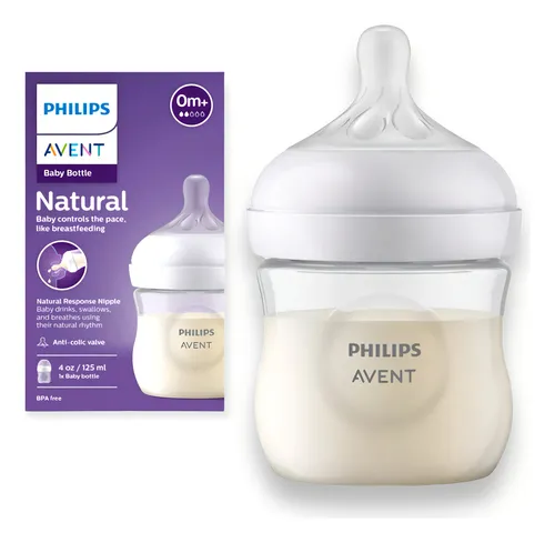 AVENT MAMADERA NATURAL X125ML 0+M